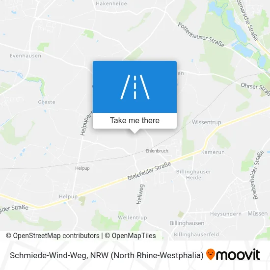 Schmiede-Wind-Weg map