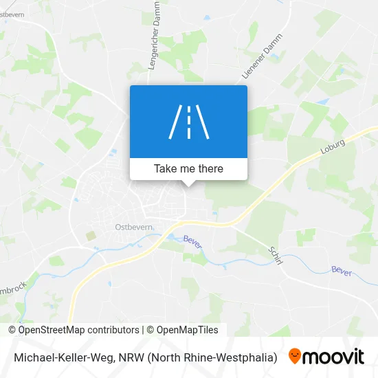 Michael-Keller-Weg map