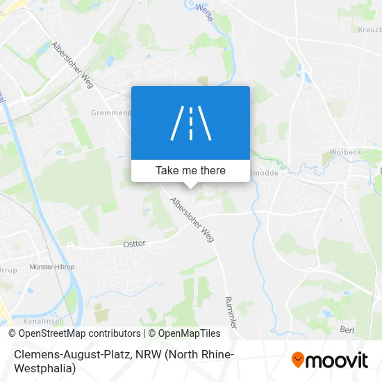 Clemens-August-Platz map