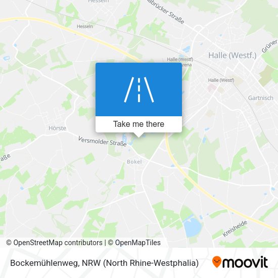 Bockemühlenweg map