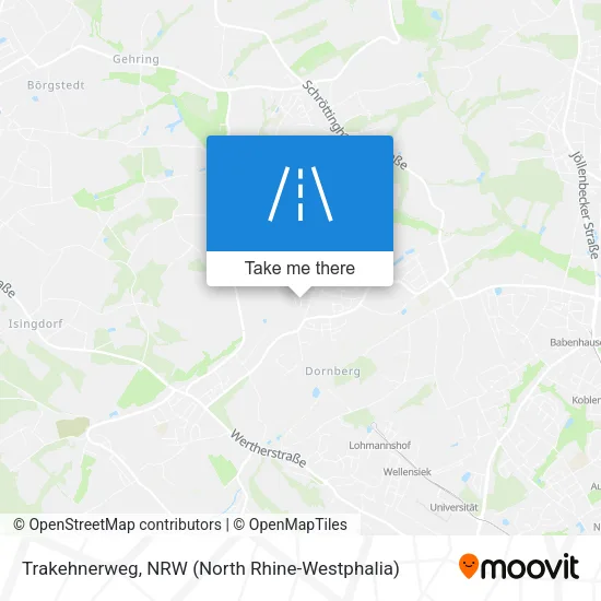 Trakehnerweg map