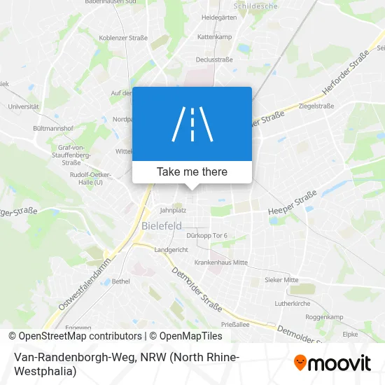 Van-Randenborgh-Weg map
