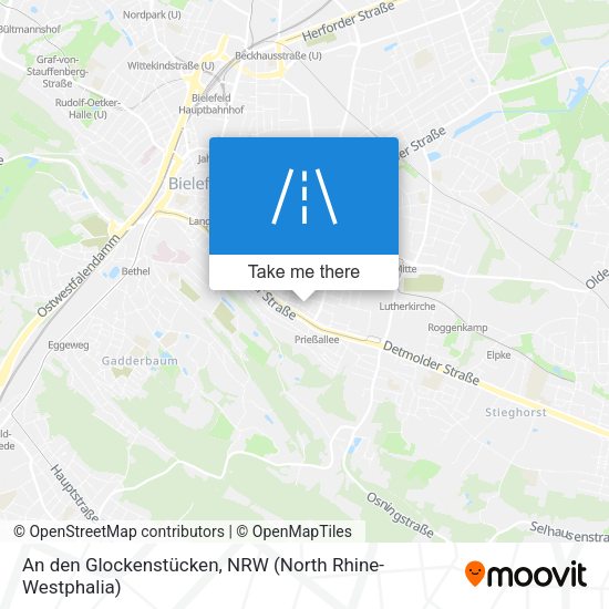 An den Glockenstücken map