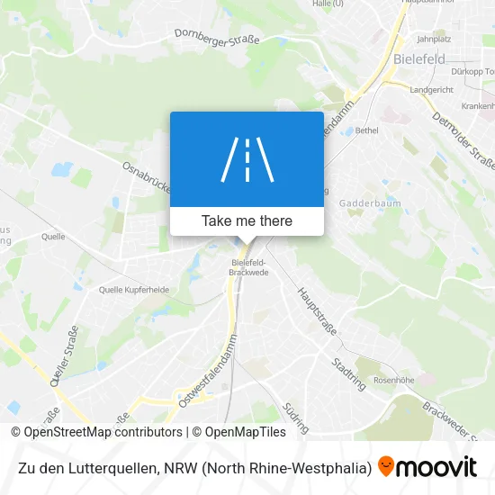 Карта Zu den Lutterquellen