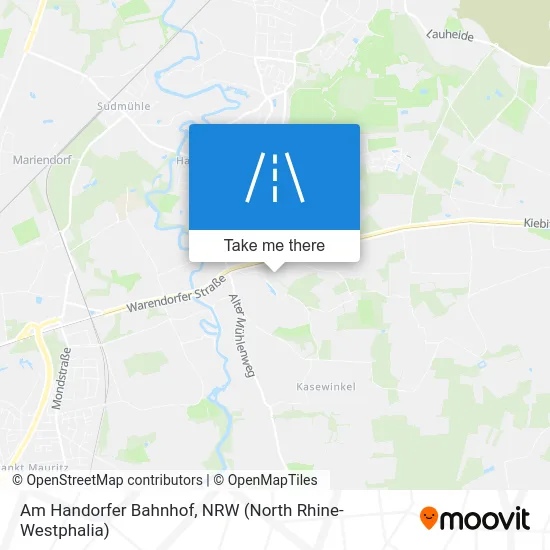Am Handorfer Bahnhof map