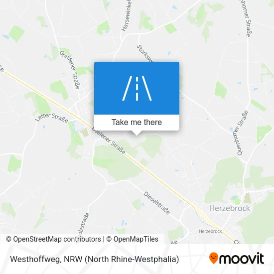 Westhoffweg map
