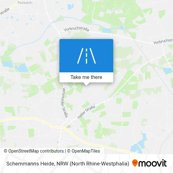 Schemmanns Heide map