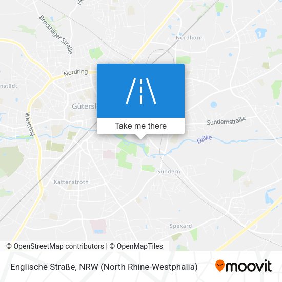 Englische Straße map