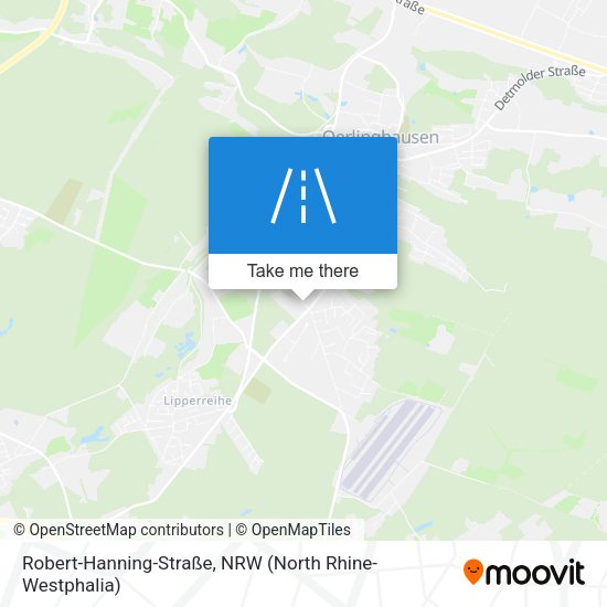 Robert-Hanning-Straße map