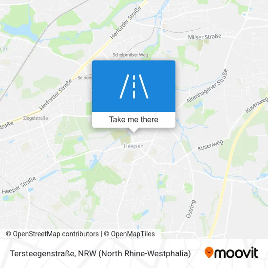 Карта Tersteegenstraße