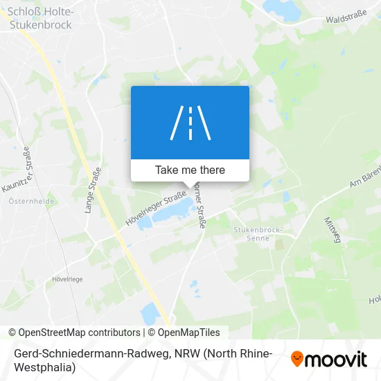 Карта Gerd-Schniedermann-Radweg