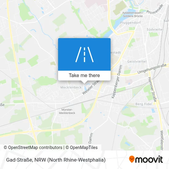 Gad-Straße map