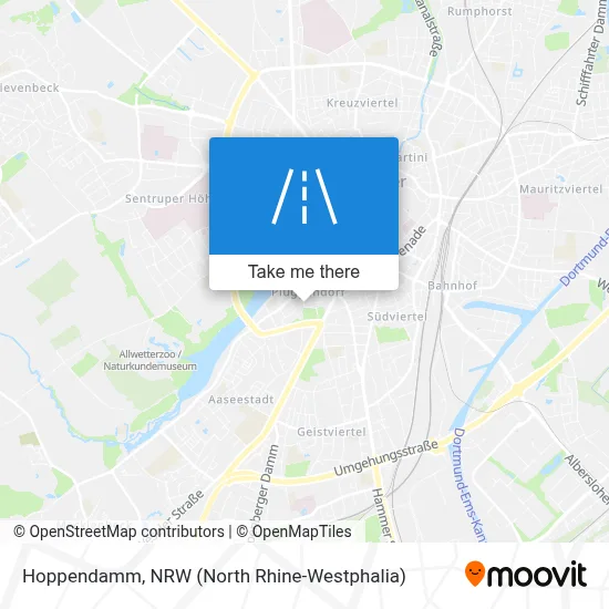 Hoppendamm map