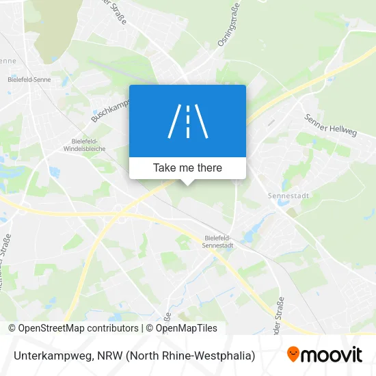 Карта Unterkampweg