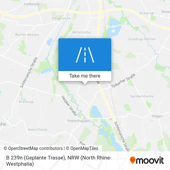 B 239n (Geplante Trasse) map