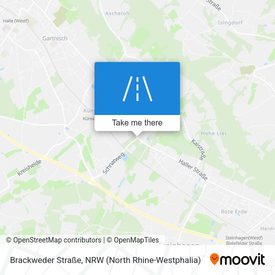 Brackweder Straße map