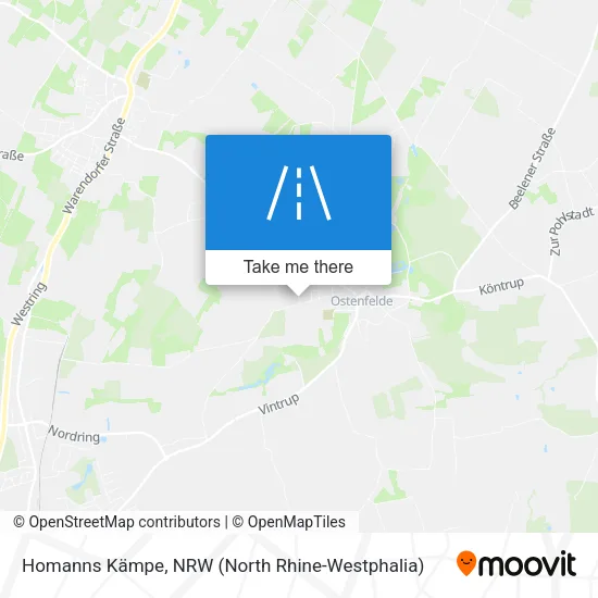 Карта Homanns Kämpe