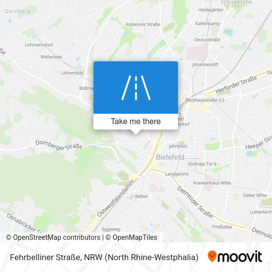 Fehrbelliner Straße map