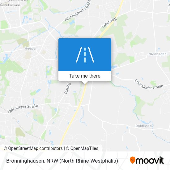 Brönninghausen map