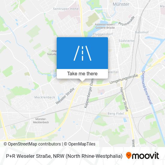 P+R Weseler Straße map