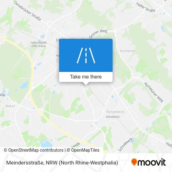 Карта Meindersstraße