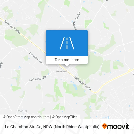 Le Chambon-Straße map