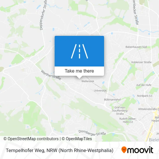 Карта Tempelhofer Weg