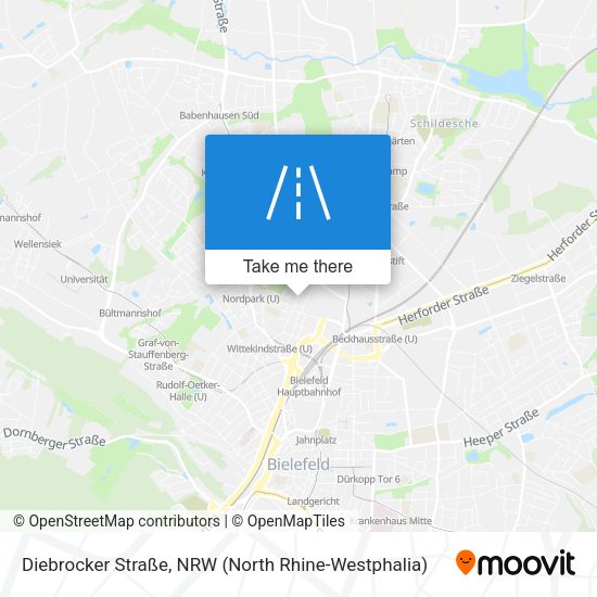 Diebrocker Straße map