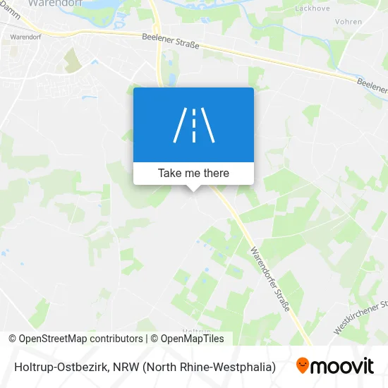 Holtrup-Ostbezirk map