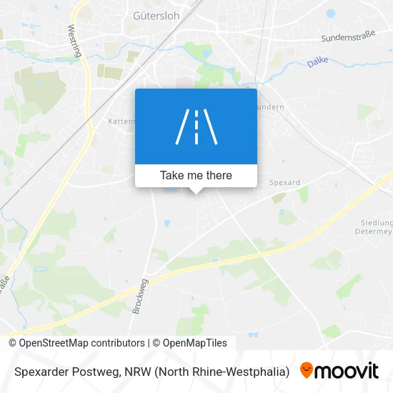 Карта Spexarder Postweg