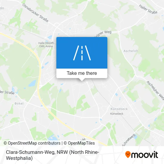 Clara-Schumann-Weg map