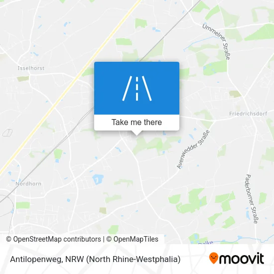 Карта Antilopenweg