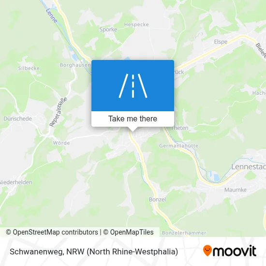 Schwanenweg map