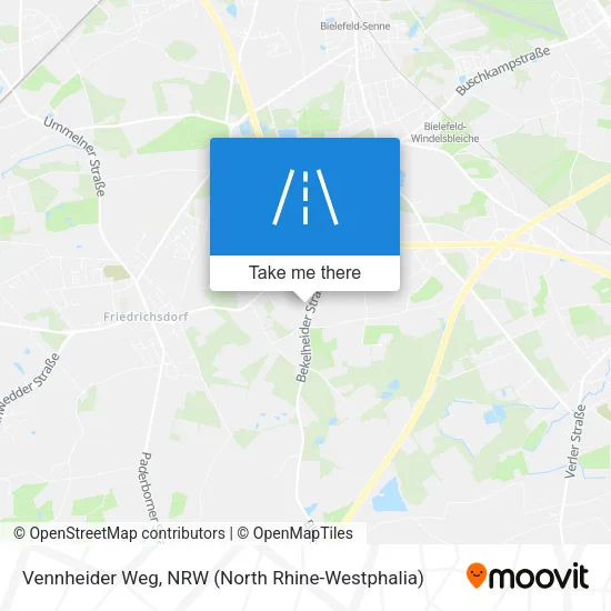 Карта Vennheider Weg