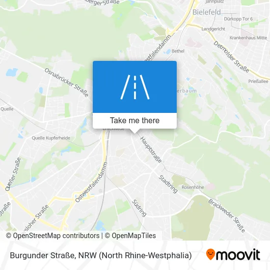 Карта Burgunder Straße