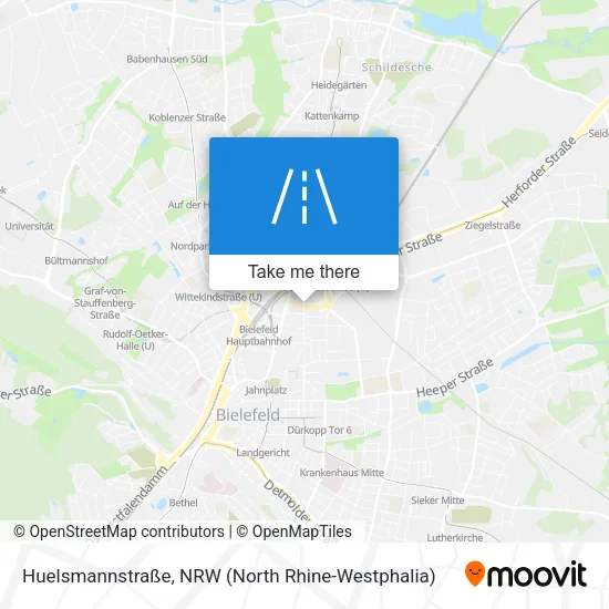 Карта Huelsmannstraße