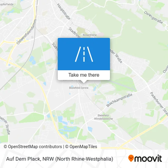 Карта Auf Dem Plack