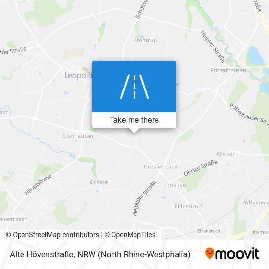 Alte Hövenstraße map