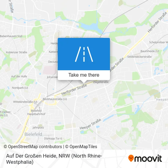 Карта Auf Der Großen Heide