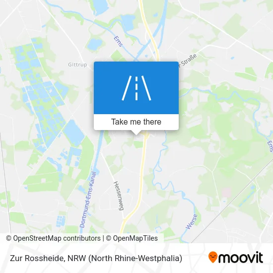 Карта Zur Rossheide