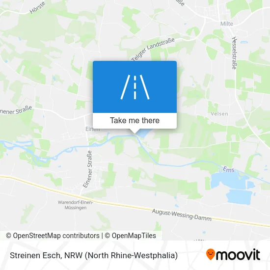 Карта Streinen Esch