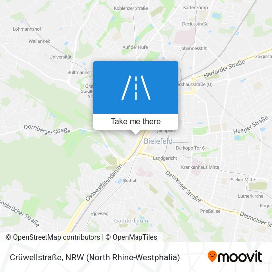 Crüwellstraße map