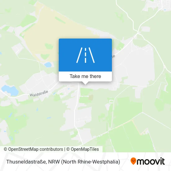 Thusneldastraße map