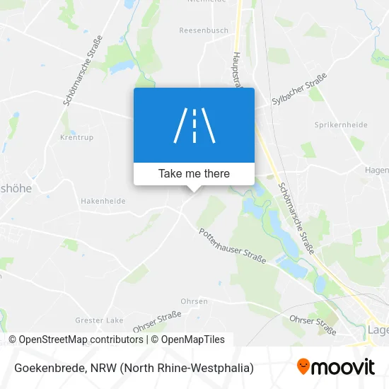 Карта Goekenbrede