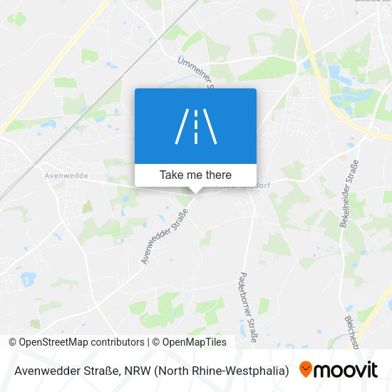 Avenwedder Straße map