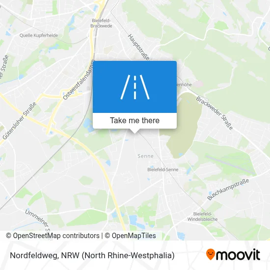 Nordfeldweg map