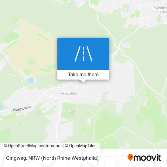 Gingweg map