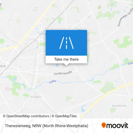 Theresienweg map