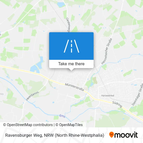 Карта Ravensburger Weg