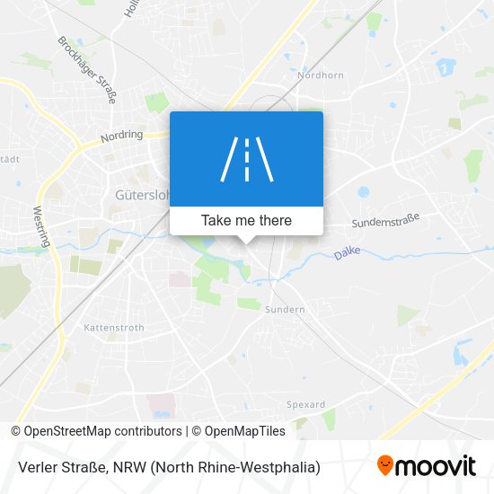 Verler Straße map